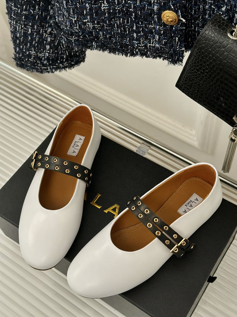 Trendy and Chic Style Affordable Alaia Ballet Flats Dupe35,36,37,38,39,40,41