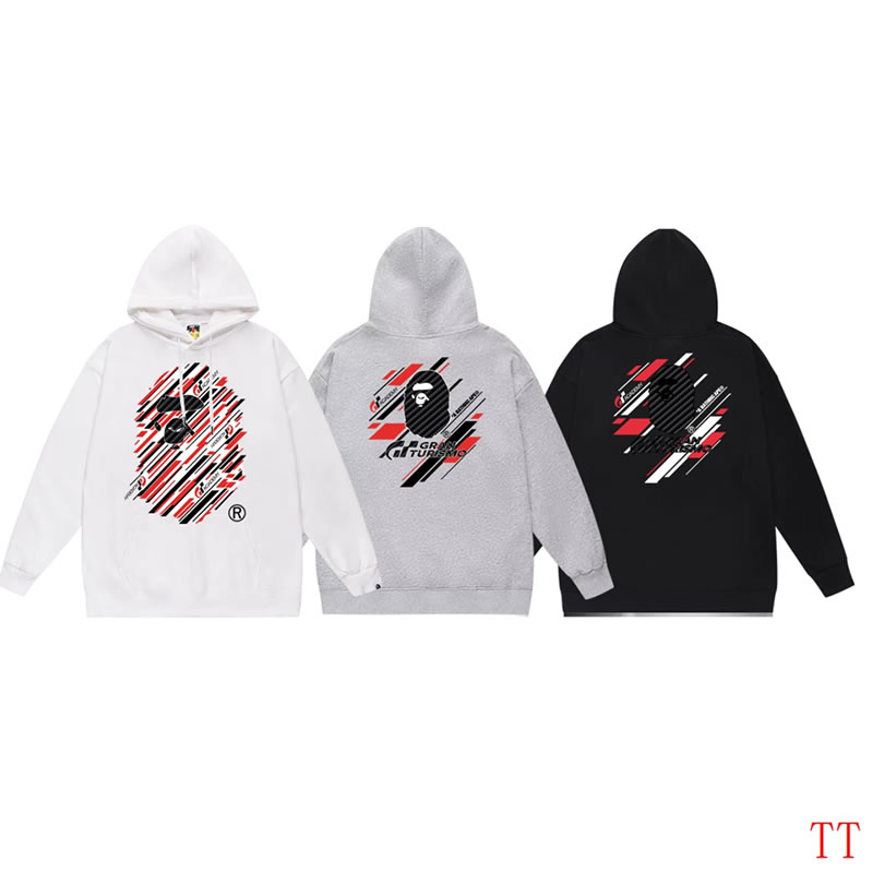 Trendy and Comfortable Replica Black Bape Hoodie for Everyday Fashion S,M,L,XL,XXL